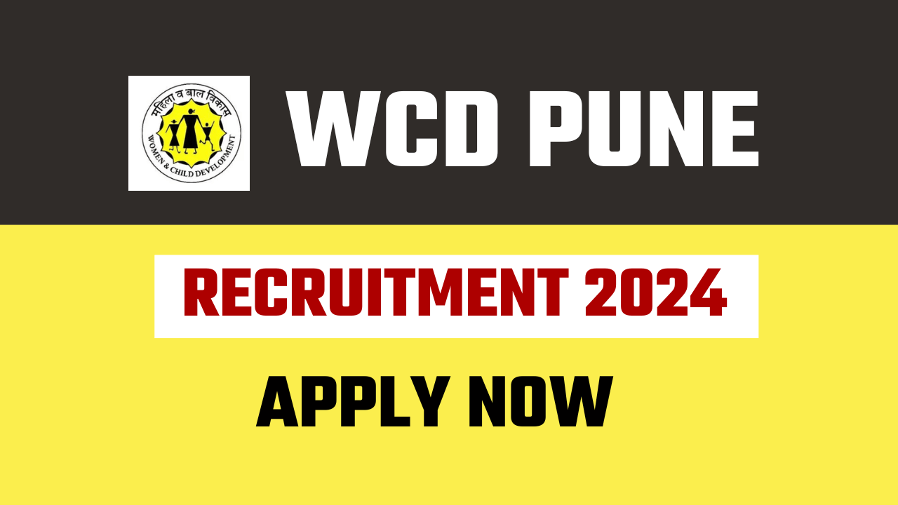 WCD Pune recruitment